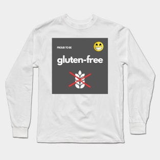 Proud To Be Gluten-Free - Gray Long Sleeve T-Shirt